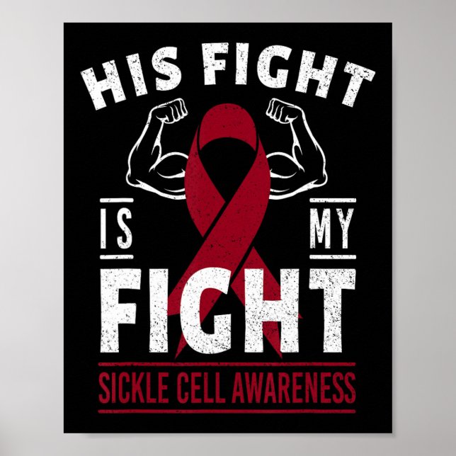 Affiche Son Combat Est Mon Combat Contre La Faucille Cellu (Devant)