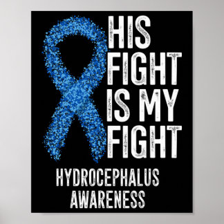 Affiche Son Combat Est Mon Combat Hydrocéphalie Sensibilis