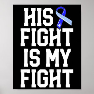 Affiche Son combat est mon combat Hydrocéphalie Sensibilis