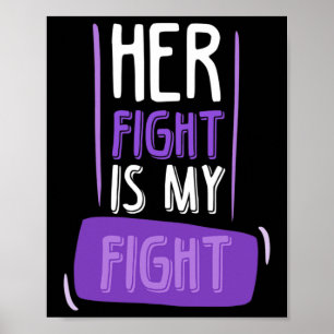 Affiche Son Combat Est Mon Combat I Chemo Cancer Pancreati