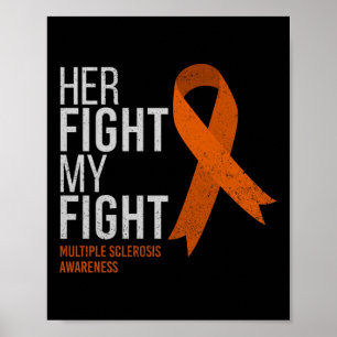 Affiche Son combat est mon combat la sclérose en plaques