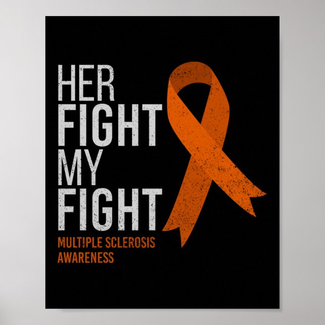 Affiche Son combat est mon combat la sclérose en plaques (Devant)