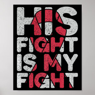 Affiche Son combat est mon combat Soutien aux anévrismes c