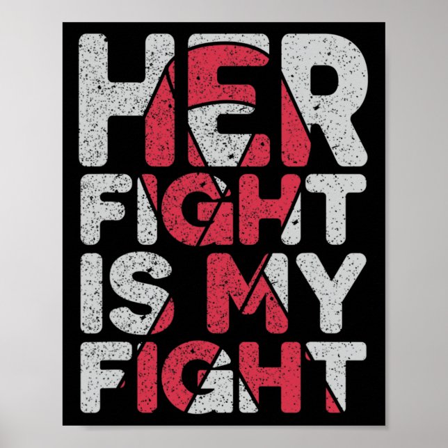 Affiche Son combat est mon combat Soutien aux anévrismes c (Devant)
