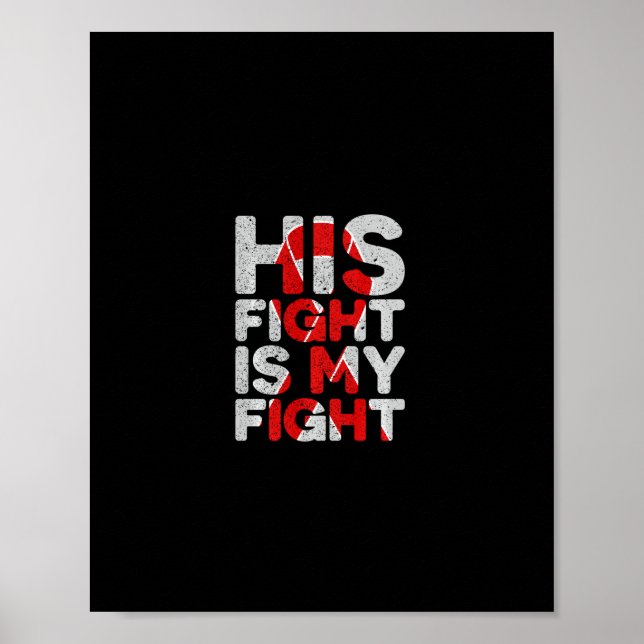Affiche Son combat est mon combat Supp défaut cardiaque co (Devant)