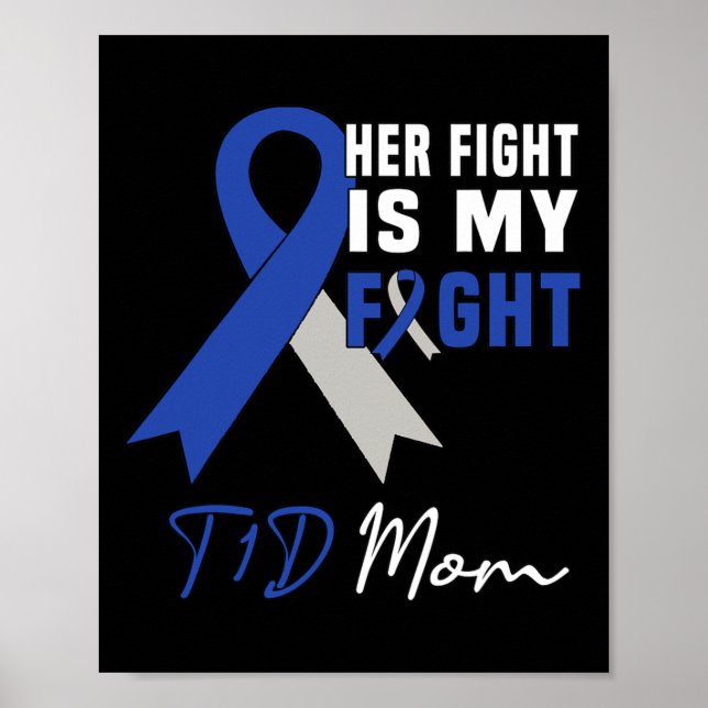 Affiche Son combat est mon combat T1D Maman Conscience du  (Devant)