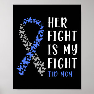 Affiche Son combat est mon combat T1d Maman - Sensibilisat