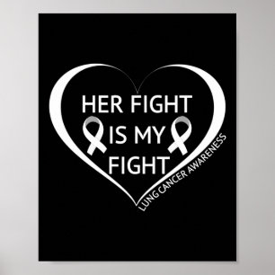 Affiche Son Combat Est Mon Mois De Lutte Contre Le Cancer 