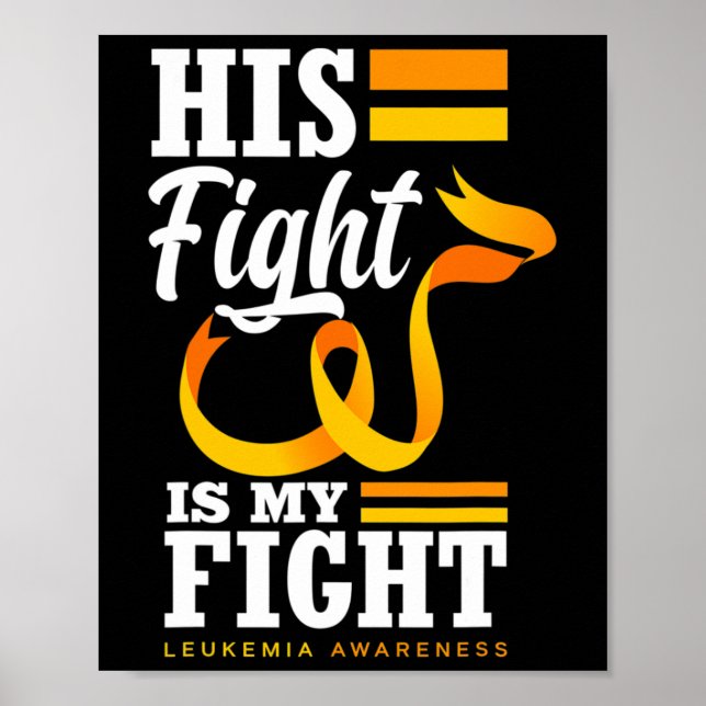 Affiche Son Combat Est Mon Père Fils Feu Mari Leukemia Awa (Devant)