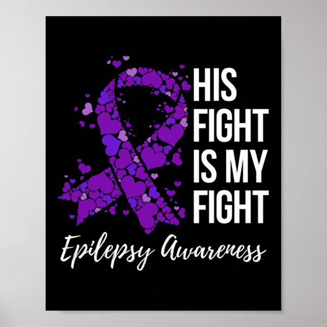 Affiche Son combat est My Fight Epilepsy Awareness 1 (Devant)