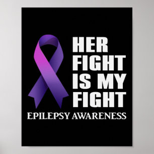 Affiche Son combat est My Fight Epilepsy Awareness Support