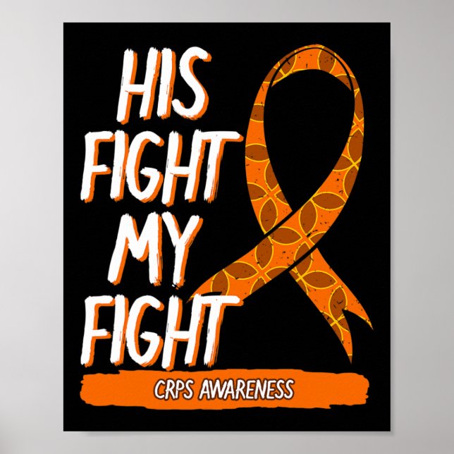 Affiche Son Combat Ma Lutte Crps Sensibilisation Orange Ri (Devant)