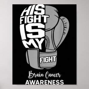 Affiche Son combat mon combat mois de sensibilisation au c