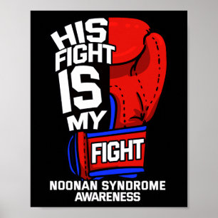 Affiche Son combat Mon combat Noonan Syndrome Homme Turner