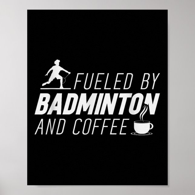 Affiche Son Dans Mon Volant de badminton Adn Racket Badmin (Devant)
