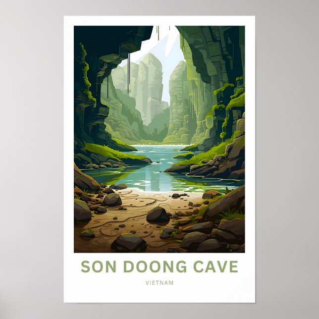 Affiche Son Doong Cave Vietnam Imprimer (Devant)