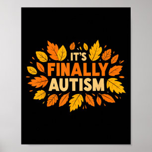 Affiche Son Finalement Autisme Automne Saison Automne