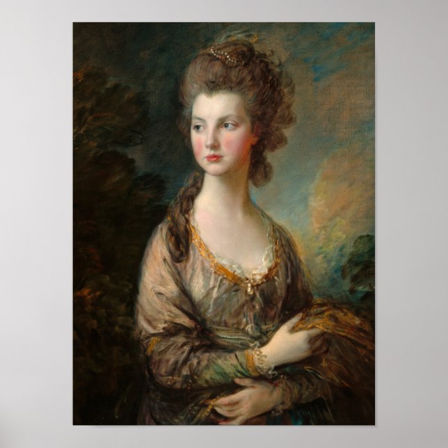 Affiche Son Honneur. Mme Thomas Graham, 1775-1777 (Devant)