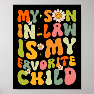 Affiche Son In Law Est Mon Enfant Favori Retro Super Funny