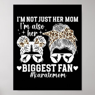 Affiche Son Plus Grand Fan Karate Maman Karate Mother Kara
