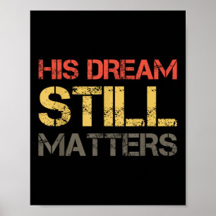 Affiche Son Rêve Toujours S Martin Luther King Day Human R