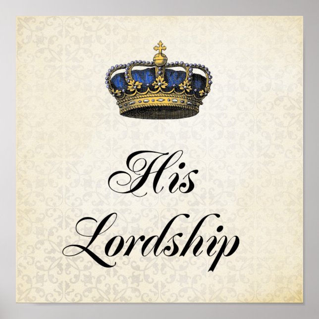 Affiche Son Seigneurie (Devant)