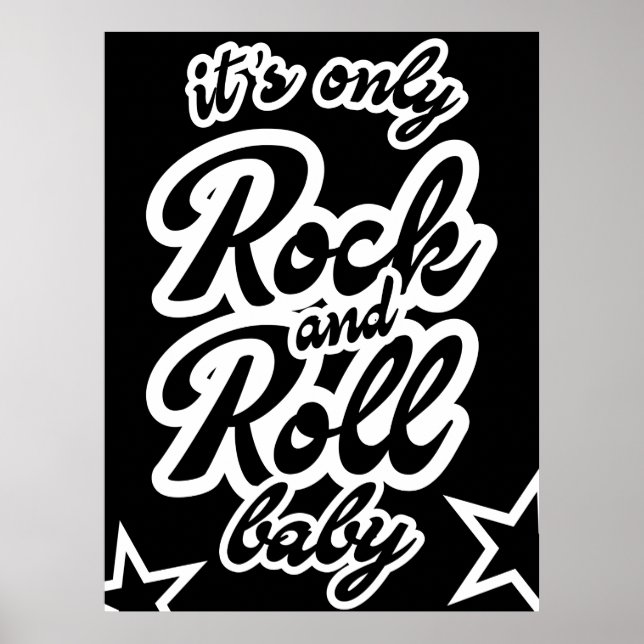 Affiche Son seul Rock et roll Baby (Devant)