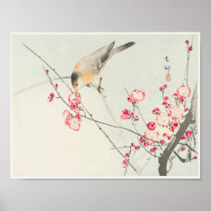 Affiche Songbird sur la branche de Blossom par Ohara Koson