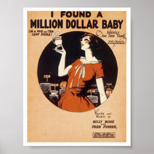 Affiche Songsheet vintage 1900's-1920's