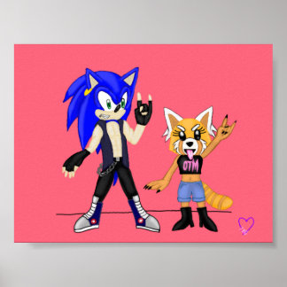 Affiche Sonic & Retsuko