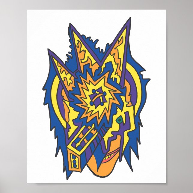 Affiche Sonic star (Devant)