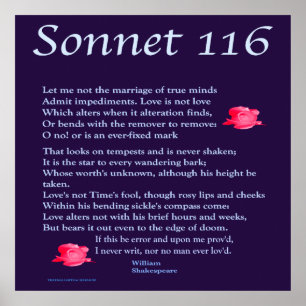 Affiche Sonnet 116