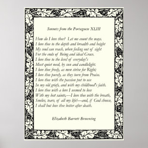 Affiche Sonnet # 18 par William Shakespeare