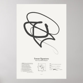 Affiche Sonnet Signatures : Sonnet 12