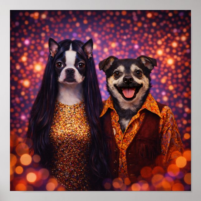 Affiche "Sonny & Cher" (Devant)