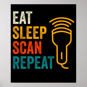 Affiche Sonographer Sonography Scan