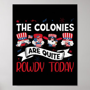 Affiche Sont assez Rowdy Fête de l'Indépendance 4 juillet 