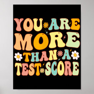 Affiche Sont Plus Qu'Un Test Score Enseignant Super Test