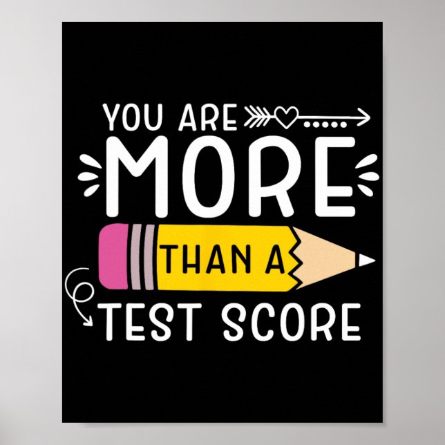 Affiche Sont Plus Qu'Un Test Score Enseignant Test Jour 3 (Devant)
