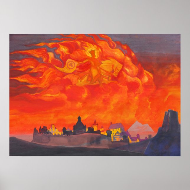 Affiche Sophia, la Sagesse du Tout-Puissant par Roerich (Devant)