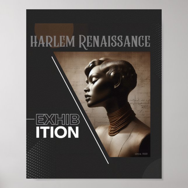 Affiche Sophisticated Harlem Renaissance Exhibition (Devant)