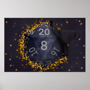 Affiche Sorcier d20