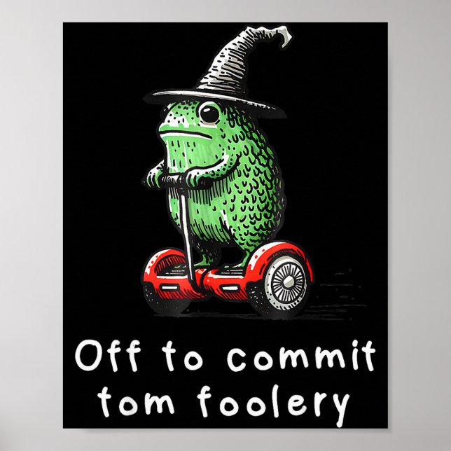 Affiche Sorcier Grenouille Fantaisiste Part Pour Commettre (Devant)