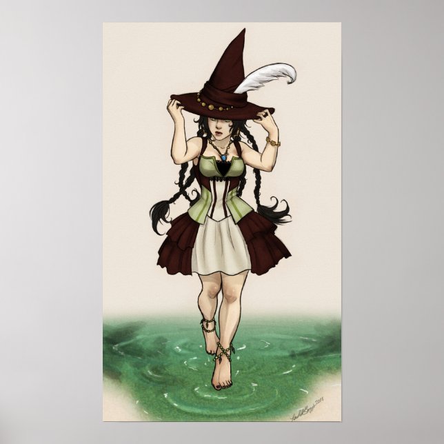 Affiche Sorcière à eau (Devant)