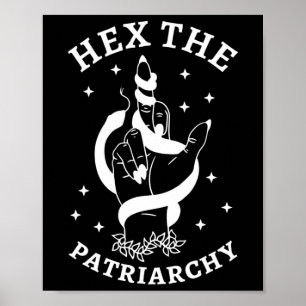 Affiche Sorcière Combattre Le Patriarcat Hex Le Patriarcat
