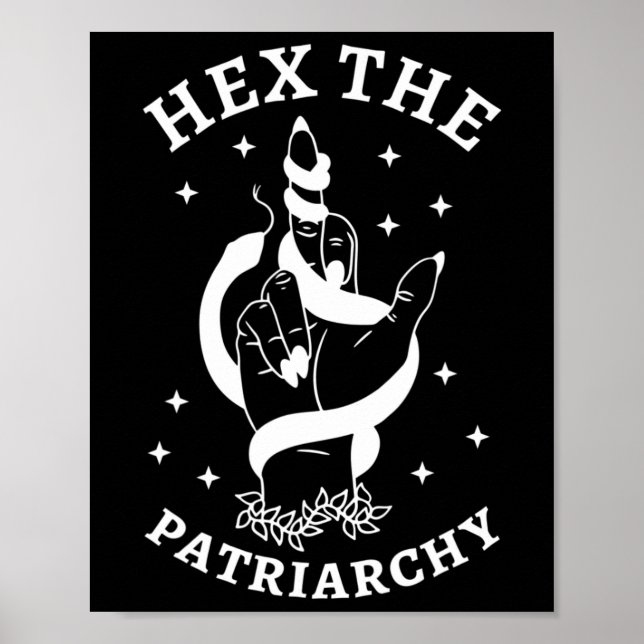 Affiche Sorcière Combattre Le Patriarcat Hex Le Patriarcat (Devant)
