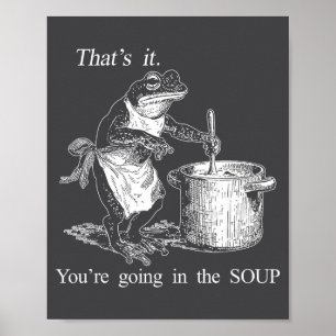 Affiche Sorcière de grenouille drôle Meme C'est tout Vous
