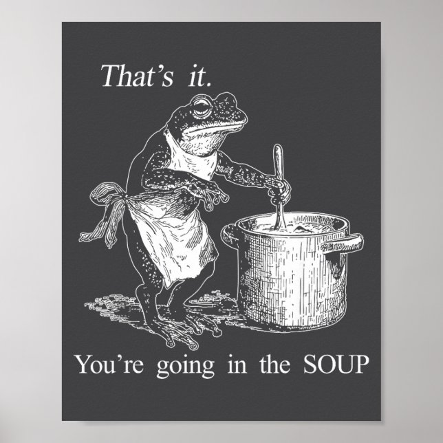 Affiche Sorcière de grenouille drôle Meme C'est tout Vous  (Devant)