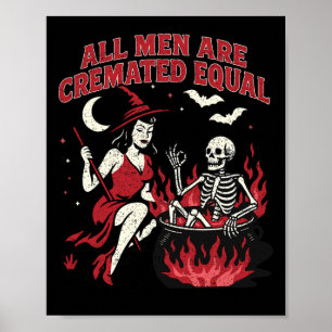 Affiche Sorcière Drôle Tous Les Hommes Sont Créés Égalemen