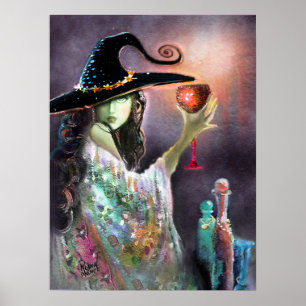 Affiche Sorcière et Goblet